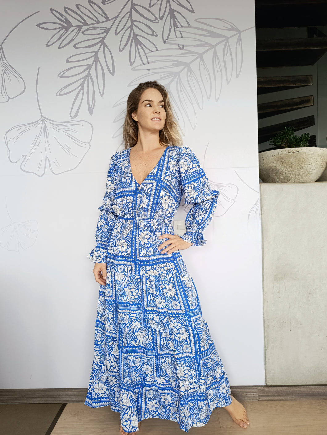Vestido Morelia azul
