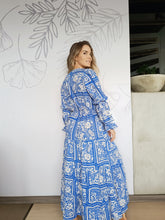 Cargar imagen en el visor de la galería, Vestido Morelia azul
