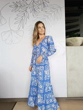 Cargar imagen en el visor de la galería, Vestido Morelia azul
