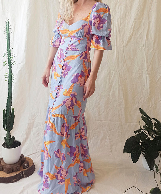 Vestido Corazón azul