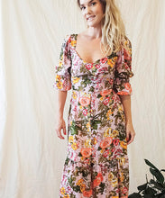 Cargar imagen en el visor de la galería, Vestido Corazon mini flor
